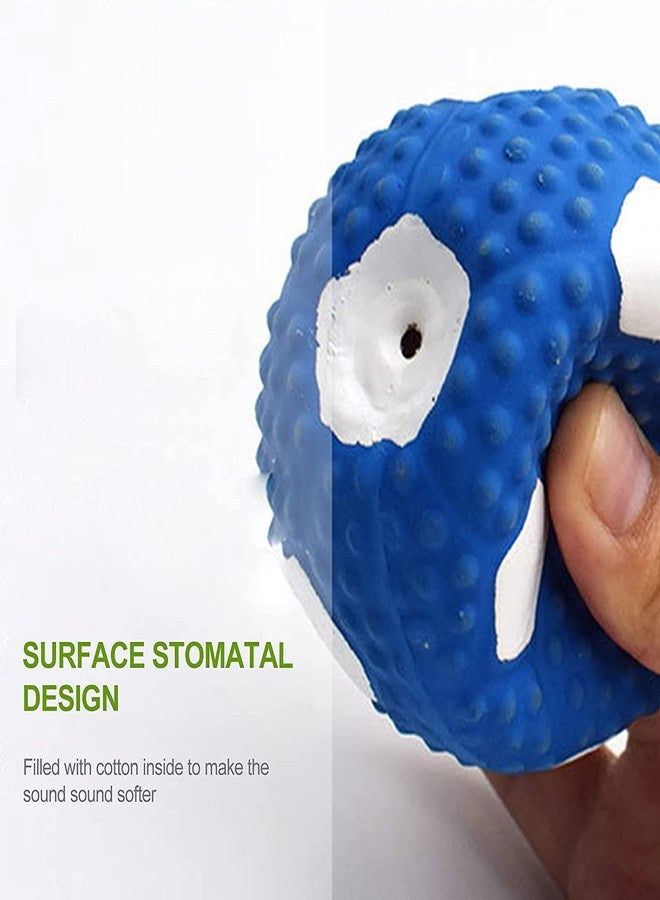 Pups&Pets لعبة كرة قدم للكلاب من Pups&Pets | لعبة مضغ تفاعلية تصدر أصواتًا مصنوعة من المطاط الطبيعي للكلاب الصغيرة والمتوسطة الحجم - Image 2